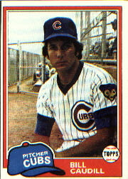 1981 Topps Baseball Cards      574     Bill Caudill